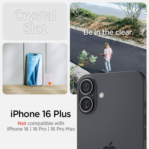 Spigen iPhone 16 PLUS Case Crystal Slot